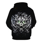 King of Terrors Skull Black Hooies Sweatshirt Long Sleeve Hooded Pullover with Pockets Spring Autumn NO.1324 -  Cycling Apparel, Cycling Accessories | BestForCycling.com 