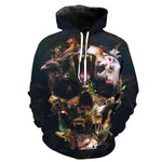 Animal World Black Hoodies Sweatshirt Long Sleeve Hooded Pullover with Pockets Spring Autumn NO.1333 -  Cycling Apparel, Cycling Accessories | BestForCycling.com 