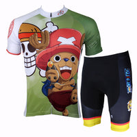 ONE PIECE Series Men's Short-sleeve Cycling Suit  T-shirt Summer Ace/Luffy/Zoro/Chopper/Brook/Usopp/Sanji/Franky -  Cycling Apparel, Cycling Accessories | BestForCycling.com 