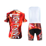 Ilpaladino Thunderstorm Flashing Lightning Storm Natural Phenomenon Red Cycling Short-sleeve Suit /Jersey Exercise Bicycling Pro Cycle Clothing Racing Apparel Outdoor Sports Leisure Biking Shirts Team Kit NO.624 -  Cycling Apparel, Cycling Accessories | BestForCycling.com 