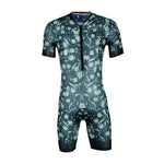 Men's short sleeve cycling jersey,men's Triathlon Suit Compression Padded Trisuit Swimming Cycling Running 1017