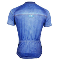 Stylish Denim-blue Men's Cycling Jersey Fashional T-shirt NO.607 -  Cycling Apparel, Cycling Accessories | BestForCycling.com 