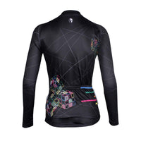 Black Woman's Cycling Jerseys Black embroidery Jerseys.712 -  Cycling Apparel, Cycling Accessories | BestForCycling.com 