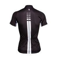Woman White striped Black Cool Short/long-sleeve Cycling Jersey NO.646 -  Cycling Apparel, Cycling Accessories | BestForCycling.com 