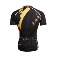 Ilpaladino Cool Black Cyclist Breathable Cycling Jersey Men's Short-Sleeve Sport Bicycling Summer Spring Autumn Pro Cycle Clothing Racing Apparel Outdoor Sports Leisure Biking Shirts Quick Dry Wear NO.645 -  Cycling Apparel, Cycling Accessories | BestForCycling.com 