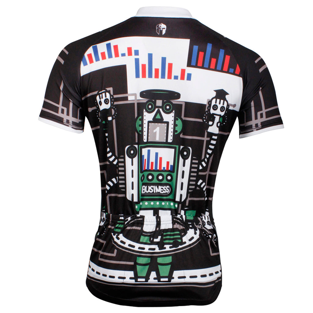 ILPALADINO Men's Cycling Apparel Crazy Robot Pattern Bike Shirt for Summer Quick Dry Comfortable Short Sleeve NO.747 -  Cycling Apparel, Cycling Accessories | BestForCycling.com 