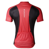 Ilpaladino Simple Red&Black Men's Breathable Short-Sleeve Cycling Jersey Bicycling Shirts Summer Quick Dry Sportswear Apparel Outdoor Sports Gear Leisure Biking T-shirt NO.703 -  Cycling Apparel, Cycling Accessories | BestForCycling.com 