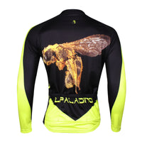 ILPALADINO Honey Bee Men's Long Black and Yellow Sleeves Cycling Jerseys Suit Winter Exercise Bicycling Pro Cycle Clothing Racing Apparel Outdoor Sports Leisure Biking (Velvet) NO.737 -  Cycling Apparel, Cycling Accessories | BestForCycling.com 