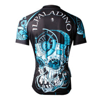 ILPALADINO Sick Skull Men's Cycling Jersey Fashion Bicycling Pro Cycle Clothing Racing Apparel Outdoor Sports Leisure Biking T-shirt  Black and Blue Comfortable Biking Apparel 738 -  Cycling Apparel, Cycling Accessories | BestForCycling.com 