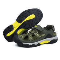 Men's Summer Cool Toe-cap Sandal With Magic Tape Thick-soled Outdoor Sports Beach Anti-skidding Wear-resisting Shoes NO.7013 -  Cycling Apparel, Cycling Accessories | BestForCycling.com 