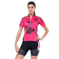 Black Flower Pink Red Women's Cycling Short-sleeve/Long-sleeve Bike Jersey/Kit T-shirt Summer Spring Road Bike Wear Mountain Bike MTB Clothes Sports Apparel Top / Suit NO. 794 -  Cycling Apparel, Cycling Accessories | BestForCycling.com 