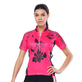 Black Flower Pink Red Women's Cycling Short-sleeve/Long-sleeve Bike Jersey/Kit T-shirt Summer Spring Road Bike Wear Mountain Bike MTB Clothes Sports Apparel Top / Suit NO. 794 -  Cycling Apparel, Cycling Accessories | BestForCycling.com 