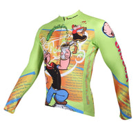 Popeye Spinach Men's Bicycling Long/Short-sleeve Jersey/Suit Summer -  Cycling Apparel, Cycling Accessories | BestForCycling.com 