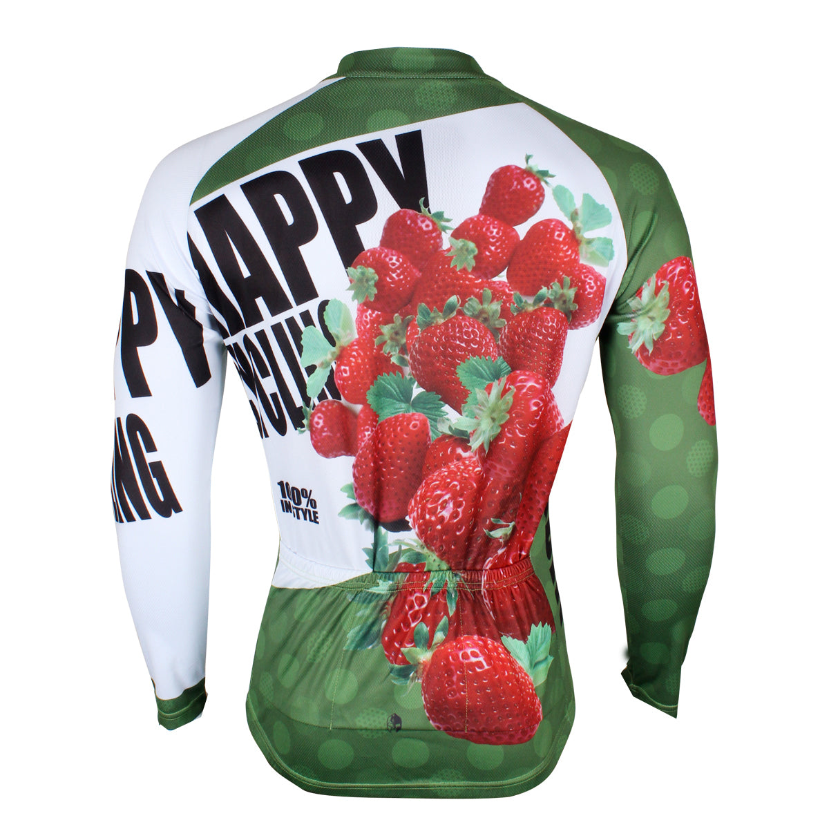 Happy Cycling Summer Fruit Strawberry Men's Short/Long-Sleeve Cycling Jersey Biking Shirts Breathable Outdoor Sports Gear Leisure Biking T-shirt Sports Clothes NO.174 -  Cycling Apparel, Cycling Accessories | BestForCycling.com 