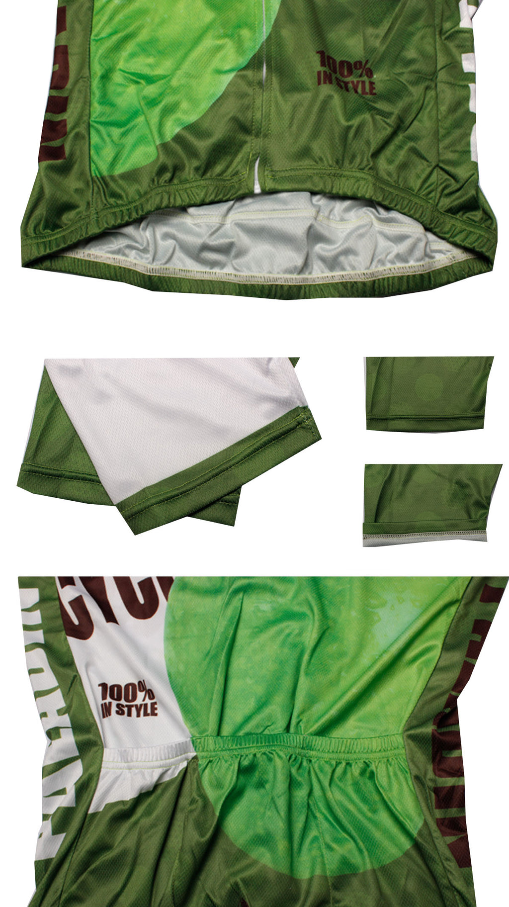 Happy Cycling Summer Fruit Green Apple Men's Short-Sleeve Cycling Jersey Suit Biking Wear Breathable Outdoor Sports Gear Leisure Biking T-shirt Sports Clothes NO.175 -  Cycling Apparel, Cycling Accessories | BestForCycling.com 