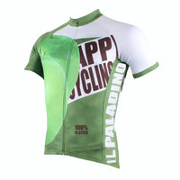Happy Cycling Summer Fruit Green Apple Men's Short-Sleeve Cycling Jersey Suit Biking Wear Breathable Outdoor Sports Gear Leisure Biking T-shirt Sports Clothes NO.175 -  Cycling Apparel, Cycling Accessories | BestForCycling.com 