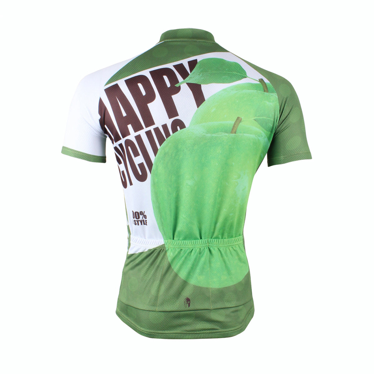 Happy Cycling Summer Fruit Green Apple Men's Short-Sleeve Cycling Jersey Suit Biking Wear Breathable Outdoor Sports Gear Leisure Biking T-shirt Sports Clothes NO.175 -  Cycling Apparel, Cycling Accessories | BestForCycling.com 