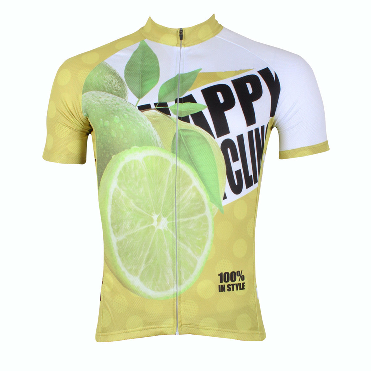 Happy Cycling Summer Fruit Lemon Men's Short-Sleeve Cycling Jersey Suit Biking Wear Breathable Outdoor Sports Gear Leisure Biking T-shirt Sports Clothes NO.177 -  Cycling Apparel, Cycling Accessories | BestForCycling.com 