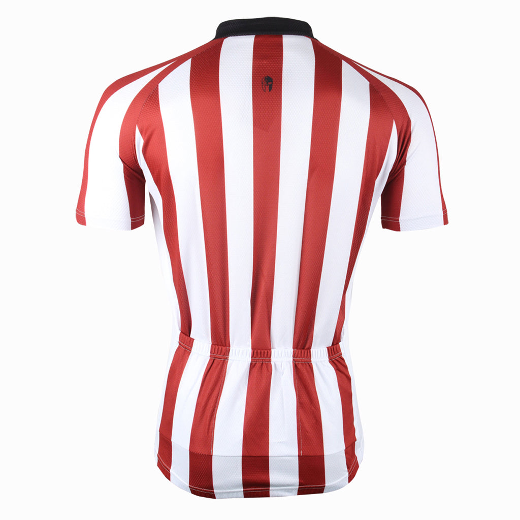 ILPALADINO Football Style Red White Stripes Blue White Stripes Short-Sleeve Cycling Suit Jersey Apparel Outdoor Sports GearApparel Team Kit -  Cycling Apparel, Cycling Accessories | BestForCycling.com 