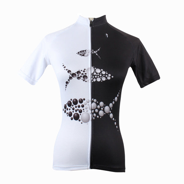 ILPALADINO Black & White Cycling Jersey Bicycling Summer Pro Cycle Apparel Outdoor Sports Leisure Biking Shirts Breathable and Comfortable NO.194 -  Cycling Apparel, Cycling Accessories | BestForCycling.com 