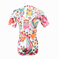 Ilpaladino lively Owl Women's Quick Dry Short-Sleeve Cycling Jersey Biking Shirts Breathable Summer Apparel Outdoor Sports Gear Clothes NO.195 -  Cycling Apparel, Cycling Accessories | BestForCycling.com 