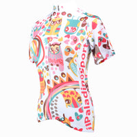 Ilpaladino lively Owl Women's Quick Dry Short-Sleeve Cycling Jersey Biking Shirts Breathable Summer Apparel Outdoor Sports Gear Clothes NO.195 -  Cycling Apparel, Cycling Accessories | BestForCycling.com 