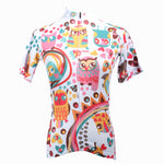 Ilpaladino lively Owl Women's Quick Dry Short-Sleeve Cycling Jersey Biking Shirts Breathable Summer Apparel Outdoor Sports Gear Clothes NO.195 -  Cycling Apparel, Cycling Accessories | BestForCycling.com 
