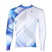 Men's Blue Long-sleeve Cycling Jersey with Patterns for Outdoor Sport Leisure Sport Breathable and Quick Dry Winter Bike Shirt Bicycle clothing 199 (velvet) -  Cycling Apparel, Cycling Accessories | BestForCycling.com 