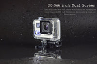 V12 1080P Action Camera Dual Screen Display Gyro RSC Underwater Waterproof 2 inch FHD Screen with Smart 2.4G Rechargeable Remote Control For Aerial Photograph Diving Cylcling Helmet Cam Wi-Fi Share FHD Sports DV -  Cycling Apparel, Cycling Accessories | BestForCycling.com 
