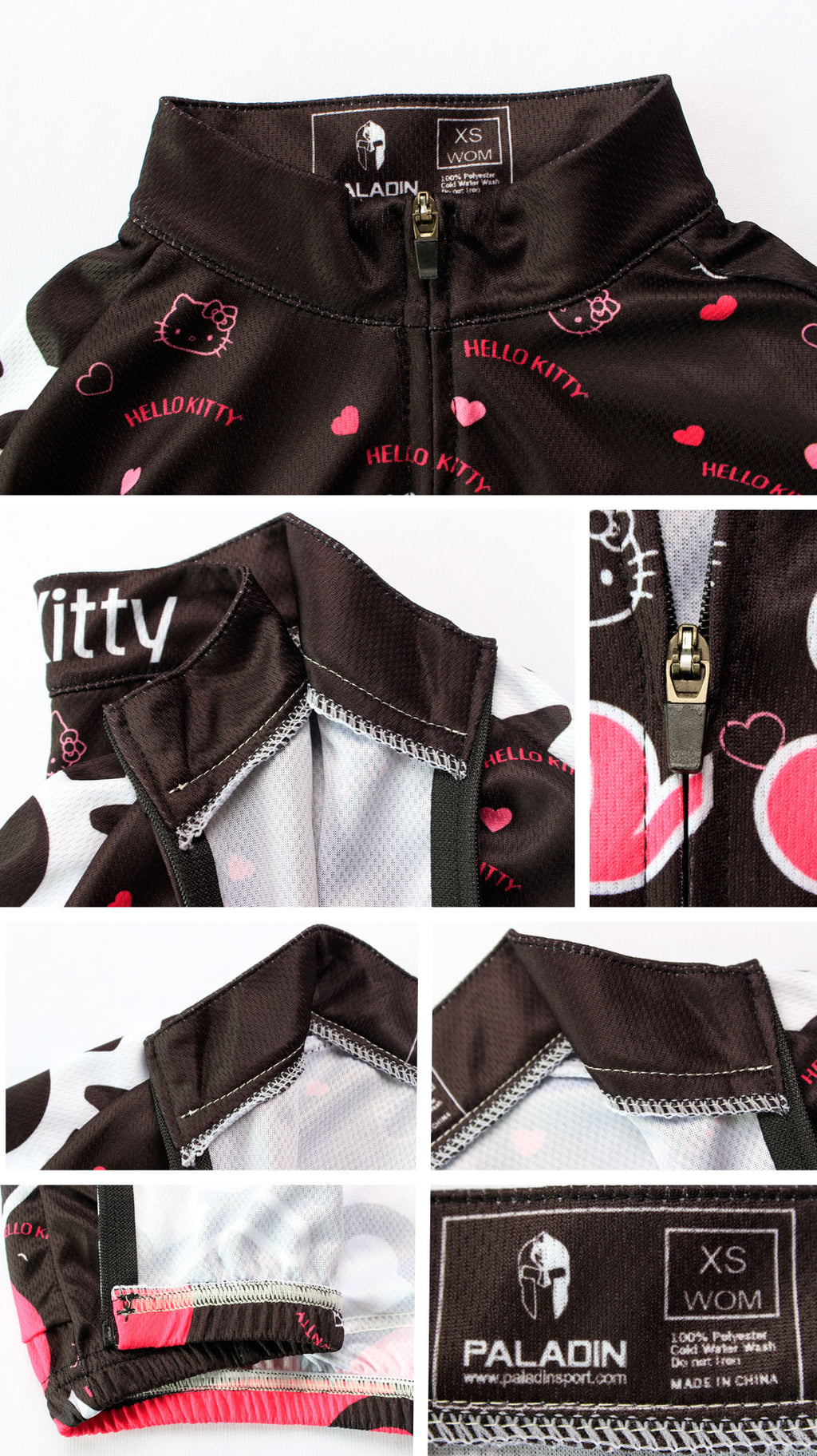 HELLO KITTY Princess Women's Top Cycling Jersey Jacket T-shirt Summer Spring Autumn Clothes Sportswear Cartoon World Black Kit NO.538 -  Cycling Apparel, Cycling Accessories | BestForCycling.com 