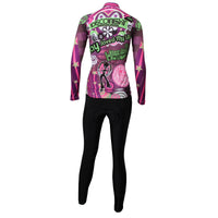 ILPALADINO Purple Funky  Women's Long Sleeves Red Cycling Clothing Suits with Tights  Spring Autumn Exercise Bicycling Pro Cycle Clothing Racing Apparel Outdoor Sports Leisure Biking Shirts NO.328 -  Cycling Apparel, Cycling Accessories | BestForCycling.com 