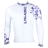 Purple Decorative Cool Graphic Arm Print Men's Cycling Long/Short-sleeve White Jerseys NO.024 -  Cycling Apparel, Cycling Accessories | BestForCycling.com 