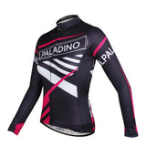 Ilpaladino Pink Black Fashion Women's Long-sleeve Cycling Top Jersey Summer Spring Autumn Pro Cycle Clothing Racing Apparel Outdoor Sports Leisure Biking shirt NO. 733 -  Cycling Apparel, Cycling Accessories | BestForCycling.com 