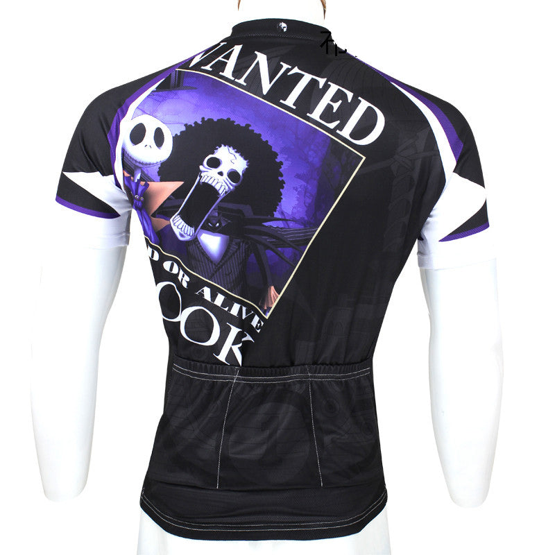 ONE PIECE Series Pirates Skeletal Musician Brook Men's Cycling Suit Jersey Team Jacket T-shirt Summer Spring Autumn Clothes Sportswear Anime Animation Manga Paramecia-type Revive Devil Fruit Eater NO.072 -  Cycling Apparel, Cycling Accessories | BestForCycling.com 