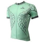 Ilpaladino Patterned Green Leaves Men's Breathable Quick Dry Short-Sleeve Cycling Jersey Bicycling Shirts Summer Apparel Outdoor Sports Gear Leisure Biking T-shirt Wear NO.505 -  Cycling Apparel, Cycling Accessories | BestForCycling.com 