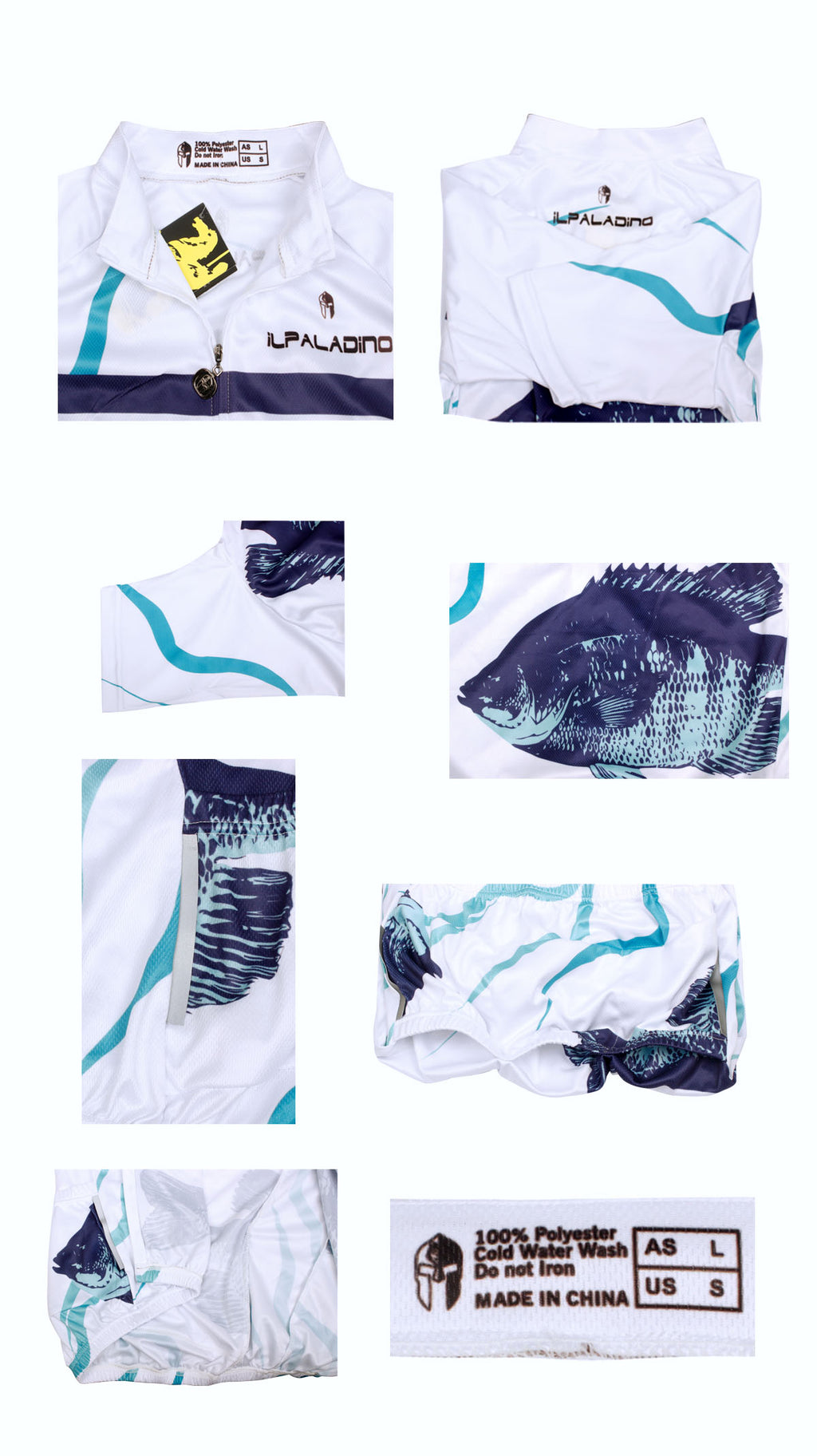 ILPALADINO Men's Cycling Apparel Fish White Bike Shirt for Summer Comfortable Cycling Jersey  Exercise Bicycling Pro Cycle Clothing Racing Apparel Outdoor Sports Leisure Biking Shirts NO.744 -  Cycling Apparel, Cycling Accessories | BestForCycling.com 