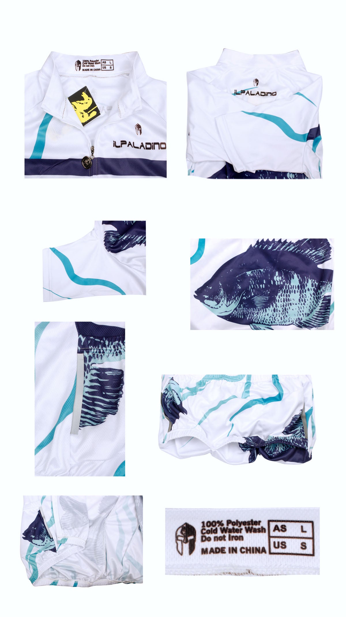 ILPALADINO Men's Cycling Apparel Fish White Bike Shirt for Summer Comfortable Cycling Jersey  Exercise Bicycling Pro Cycle Clothing Racing Apparel Outdoor Sports Leisure Biking Shirts NO.744 -  Cycling Apparel, Cycling Accessories | BestForCycling.com 