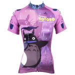 My Neighbor Totoro Purple Cycling Jersey Women's Short-Sleeve T-shirt Chinchilla NO.519 -  Cycling Apparel, Cycling Accessories | BestForCycling.com 