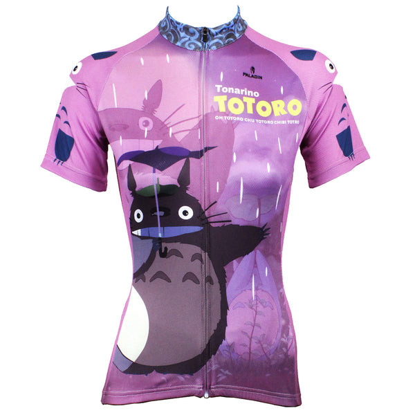My Neighbor Totoro Purple Cycling Jersey Women's Short-Sleeve T-shirt Chinchilla NO.519 -  Cycling Apparel, Cycling Accessories | BestForCycling.com 