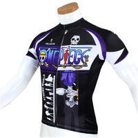 ONE PIECE Series Pirates Skeletal Musician Brook Men's Cycling Suit Jersey Team Jacket T-shirt Summer Spring Autumn Clothes Sportswear Anime Animation Manga Paramecia-type Revive Devil Fruit Eater NO.072 -  Cycling Apparel, Cycling Accessories | BestForCycling.com 