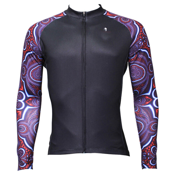 Mystery Cool Graphic Arm Men's Cycling Long-sleeve Black Jerseys NO.367 -  Cycling Apparel, Cycling Accessories | BestForCycling.com 