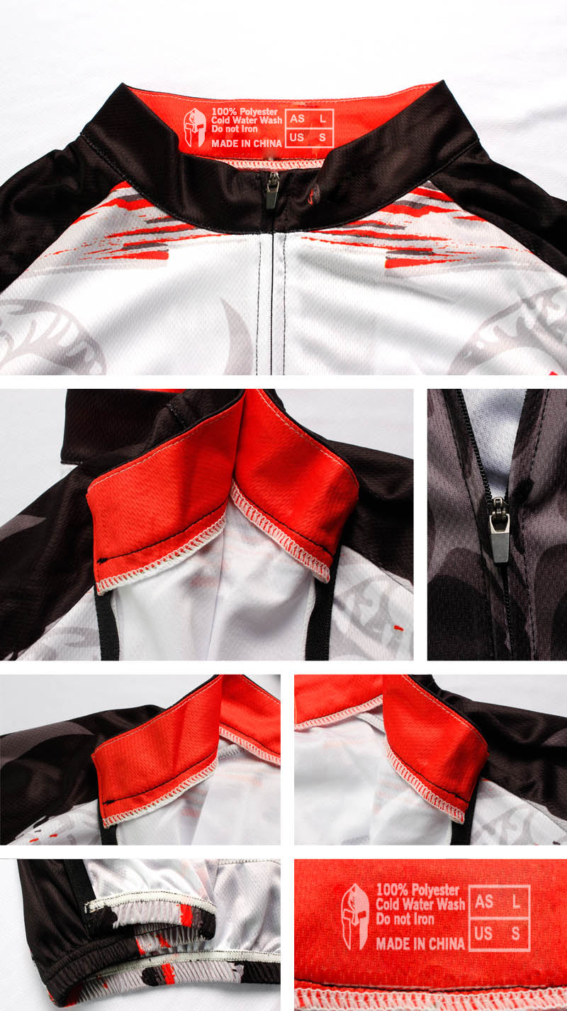 Cycling Jersey Wholesale and Customization Manufacture and Process of Cycling Jersey Breathable Bike Clothing Men's Long-sleeved Cycling Jersey Animal Pattern NO.107 -  Cycling Apparel, Cycling Accessories | BestForCycling.com 