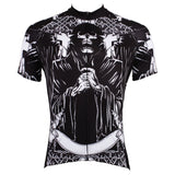 Men's Black Cycling Jersey Prayer Skull  NO. 516 -  Cycling Apparel, Cycling Accessories | BestForCycling.com 