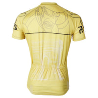 Ilpaladino  Cyclist Yellow Men's Breathable Quick Dry Short-Sleeve Cycling Jersey Bicycling Shirts France Summer SportsWear NO.568 -  Cycling Apparel, Cycling Accessories | BestForCycling.com 
