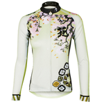 ILPALADINO Spring Flowers Women's Tight Long Sleeve Cycling Jersey Bicycling Pro Cycle Clothing Racing Apparel Outdoor Sports Leisure Biking T-shirt Spring Autumn NO.685 -  Cycling Apparel, Cycling Accessories | BestForCycling.com 