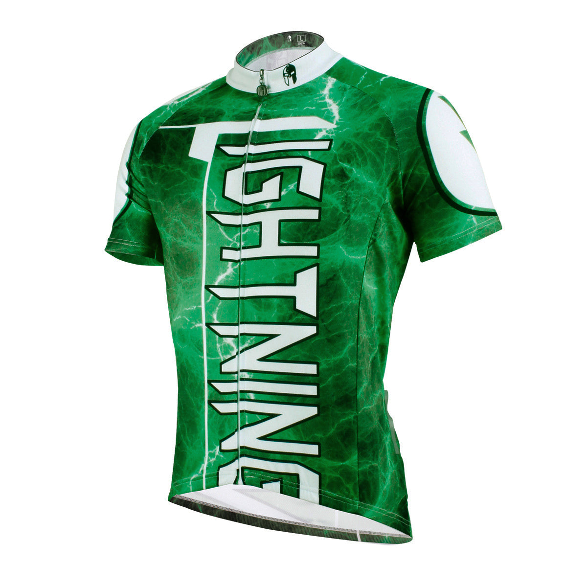 Ilpaladino Green Flashing Lightning Natural Phenomenon Cycling Short-sleeve Suit /Jersey Exercise Bicycling Pro Cycle Clothing Racing Apparel Outdoor Sports Leisure Biking Shirts Team Kit NO.627 -  Cycling Apparel, Cycling Accessories | BestForCycling.com 