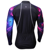 Purple Pink Cool Graphic Arm Men's Cycling Long-sleeve Black Jerseys NO.365 -  Cycling Apparel, Cycling Accessories | BestForCycling.com 