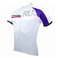 ILPALADINO Russia Simple White Man's Short-sleeve Cycling Jersey Team Jacket T-shirt Summer Spring Autumn Clothes Sportswear Racing Apparel NO.058 -  Cycling Apparel, Cycling Accessories | BestForCycling.com 