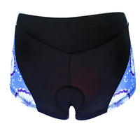 Blue Flowers 3D Padded Cycling Underwear Shorts Bicycle Underpants Lightweight Bike Biking Shorts Breathable Bicycle Pants Lightweight NO. SFK011 -  Cycling Apparel, Cycling Accessories | BestForCycling.com 