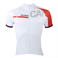 Ilpaladino Canada Simple White Men's Breathable Quick Dry Short-Sleeve Cycling Jersey Bicycling Shirts Summer Apparel Outdoor Sports Gear Upper Wear NO.052 -  Cycling Apparel, Cycling Accessories | BestForCycling.com 